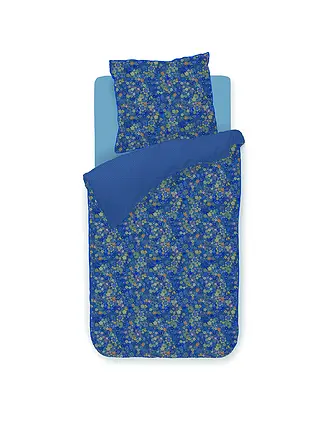 PIP STUDIO | Perkal Bettwäsche TUTTI I FIORI 70x90cm/140x200cm Dark Blue | 